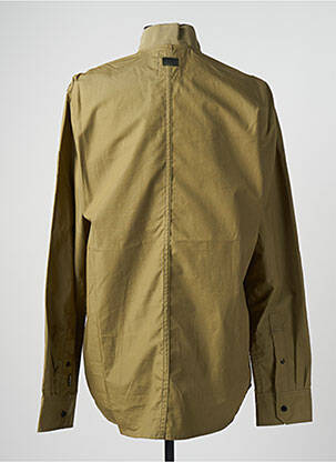 Chemise manches longues manches longues vert RAW-7 homme