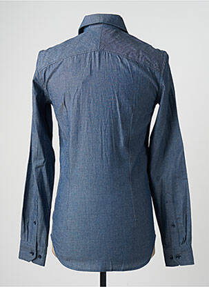 Chemise manches longues manches longues bleu RAW-7 homme