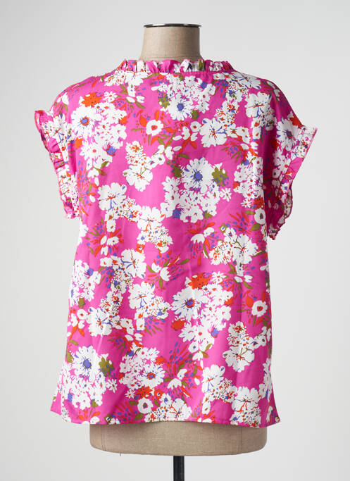 Blouse rose BLANCHEPORTE pour femme