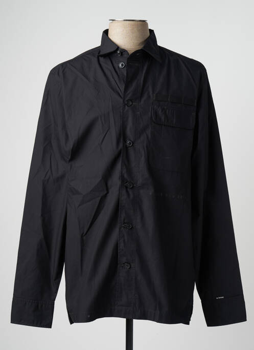 Chemise manches longues noir RAW-7 pour homme