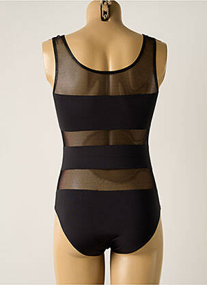 Body lingerie effet matière satinée noir IMPLICITE femme