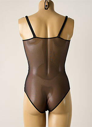 Body lingerie effet matière satinée noir SIMONE PERELE femme