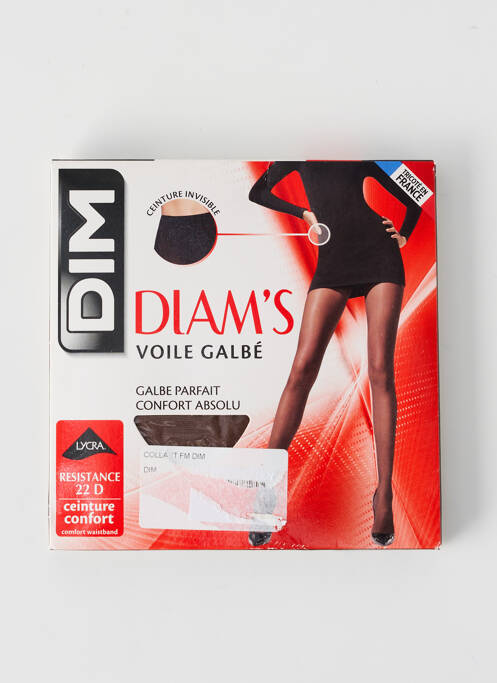 Collants marron DIM pour femme