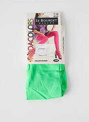 Collants vert BOURGET pour femme seconde vue