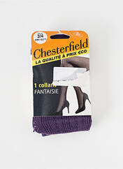 Collants violet CHESTERFIELD pour femme seconde vue