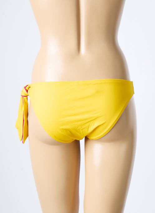 Bas de maillot de bain réversible culotte jaune AUBADE femme