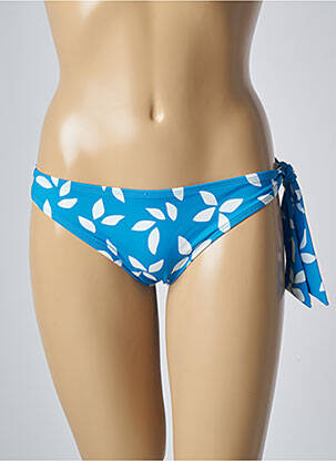 Bas de maillot de bain imprimé fantaisie culotte bleu AUBADE femme