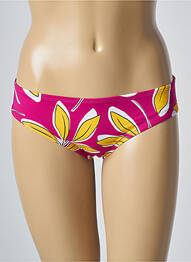 Bas de maillot de bain imprimé fleurs culotte rose AUBADE femme