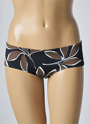 Bas de maillot de bain imprimé fantaisie shorty noir AUBADE femme