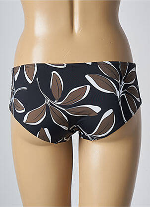 Bas de maillot de bain imprimé fantaisie shorty noir AUBADE femme