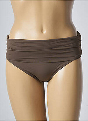 Bas de maillot de bain micro fibres culotte vert AUBADE femme