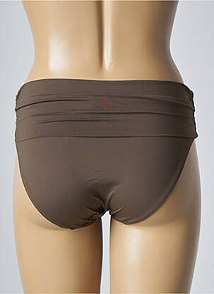 Bas de maillot de bain micro fibres culotte vert AUBADE femme