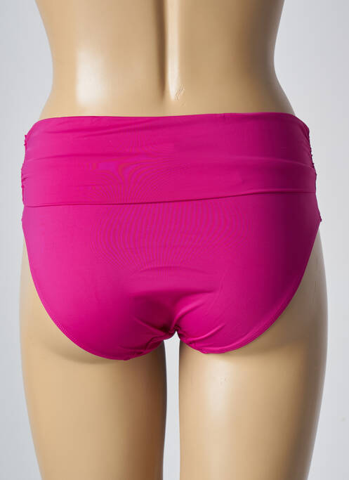 Bas de maillot de bain effet matière satinée culotte rose AUBADE femme