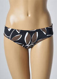 Bas de maillot de bain imprimé fantaisie culotte noir AUBADE femme
