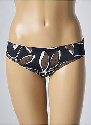 Bas de maillot de bain imprimé fantaisie culotte noir AUBADE femme