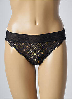 Culotte fond doublé noir SIMONE X SIMONE PÉRÈLE femme