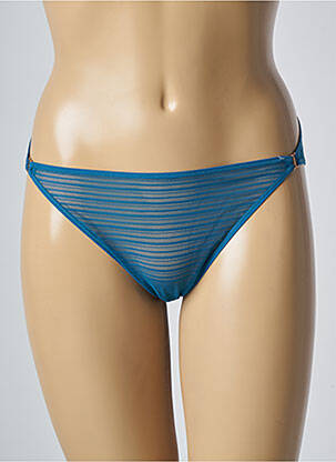 Culotte effet matière satinée bleu SIMONE X SIMONE PÉRÈLE femme