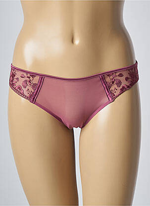 Culotte tissage satiné rose SIMONE PERELE femme