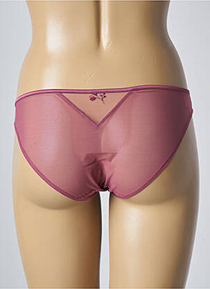 Culotte tissage satiné rose SIMONE PERELE femme