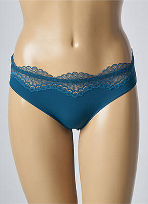 Culotte tissage dentelle bleu AUBADE femme