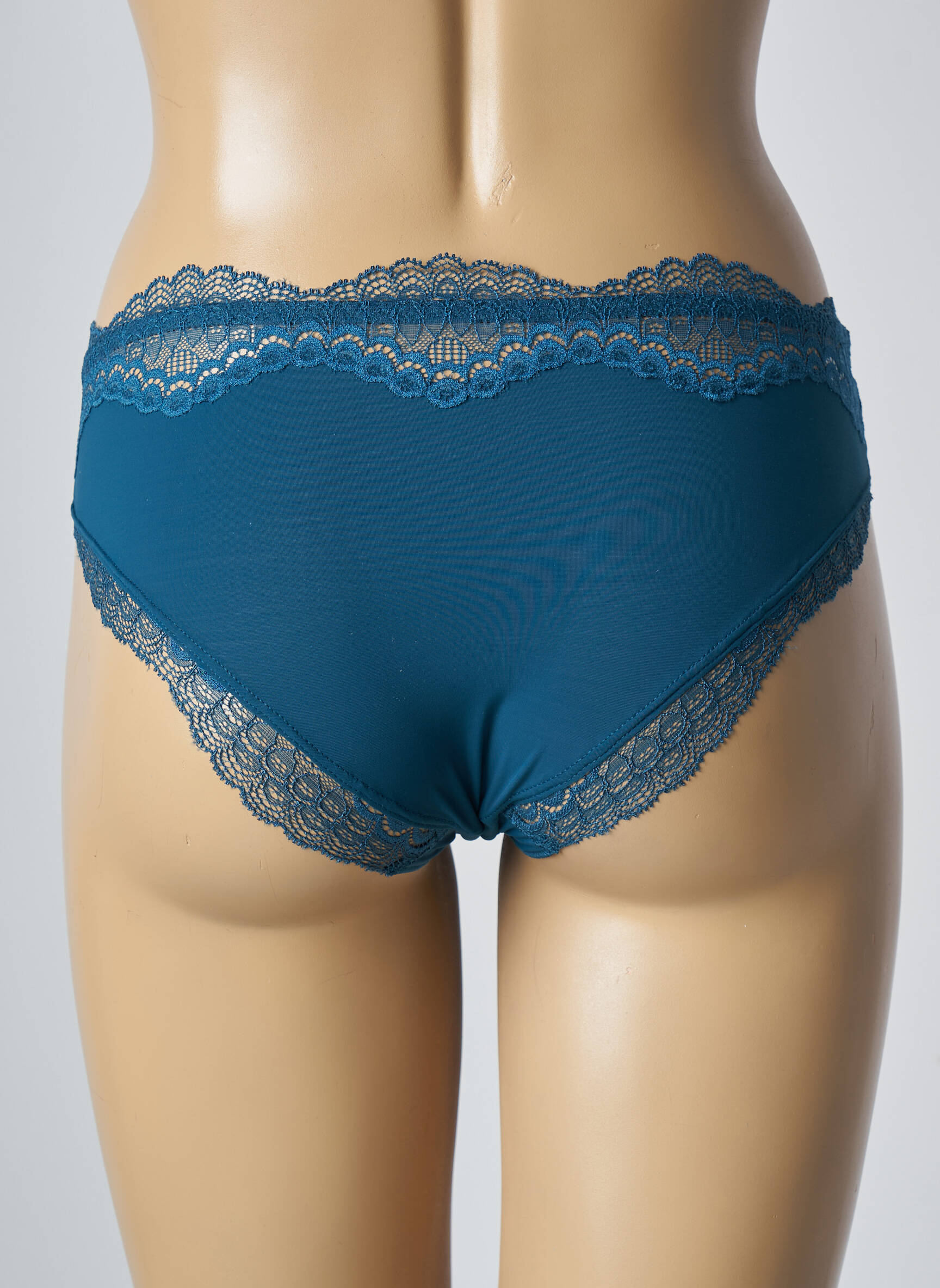 Culotte tissage dentelle bleu AUBADE femme
