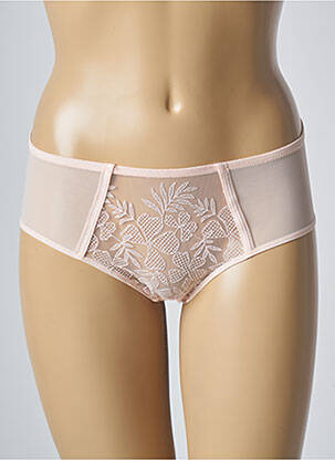 Shorty effet matière satinée rose SIMONE PERELE femme