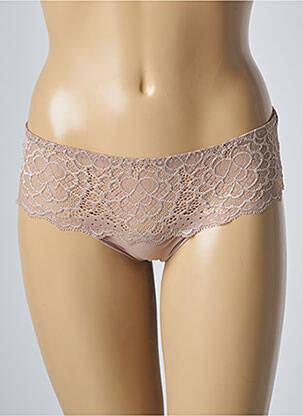 Culotte effet matière satinée beige SIMONE PERELE femme