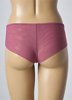 Shorty effet matière satinée rose SIMONE PERELE femme
