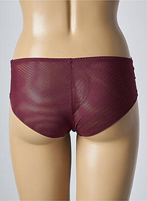 Shorty effet matière satinée rouge SIMONE PERELE femme