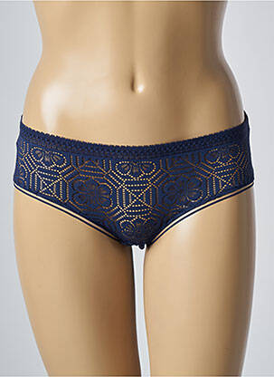 Shorty effet matière satinée bleu SIMONE PERELE femme