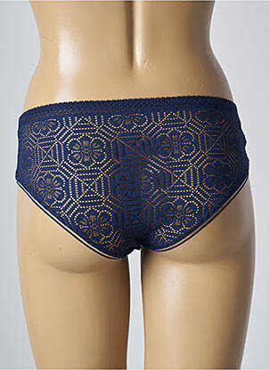 Shorty effet matière satinée bleu SIMONE PERELE femme
