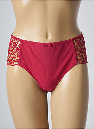 Shorty effet matière satinée rouge SIMONE X SIMONE PÉRÈLE femme