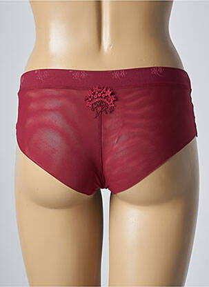 Shorty effet matière satinée rouge SIMONE PERELE femme