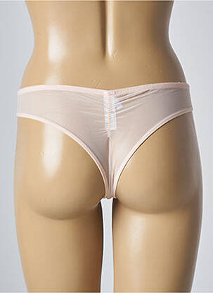Tanga tissage tulle rose SIMONE X SIMONE PÉRÈLE femme
