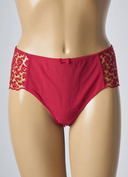 Shorty effet matière satinée rouge SIMONE X SIMONE PÉRÈLE femme