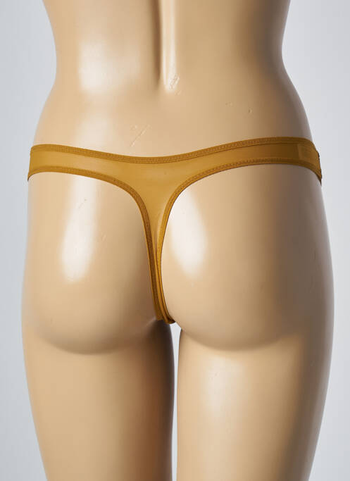 Tanga stretch jaune SIMONE X SIMONE PÉRÈLE femme