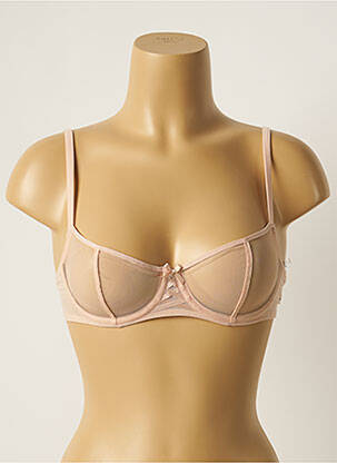Soutien-gorge effet matière satinée haut soutien-gorge balconnet rose AUBADE femme
