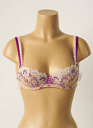 Soutien-gorge broderie rose AUBADE femme