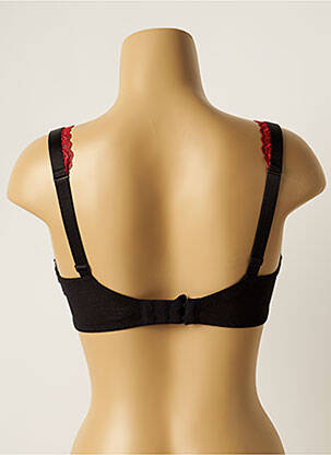 Soutien-gorge effet matière satinée haut soutien-gorge emboitant noir AUBADE femme