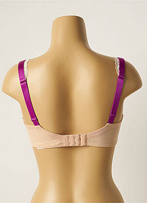 Soutien-gorge broderie haut soutien-gorge emboitant rose AUBADE femme