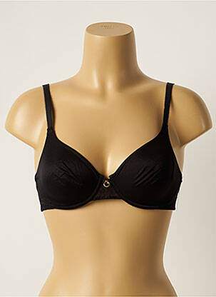 Soutien-gorge effet matière satinée haut soutien-gorge emboitant noir AUBADE femme
