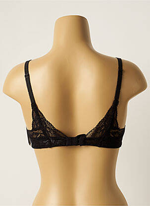 Soutien-gorge effet matière satinée haut soutien-gorge emboitant noir AUBADE femme