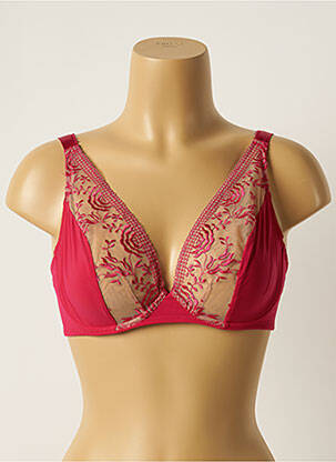 Soutien-gorge effet matière satinée haut soutien-gorge emboitant rose AUBADE femme