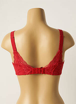 Soutien-gorge effet matière satinée haut soutien-gorge emboitant rouge AUBADE femme