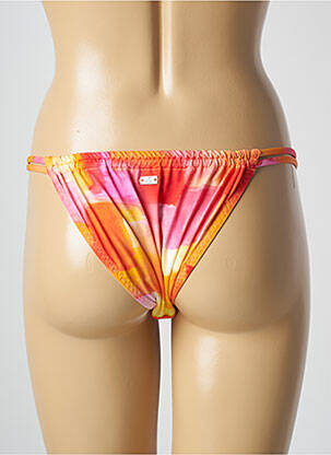 Bas de maillot de bain micro fibres culotte orange CHERRY BEACH femme