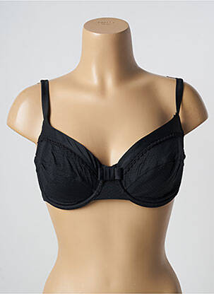 Haut de maillot de bain stretch haut soutien-gorge balconnet noir BESTFORM femme
