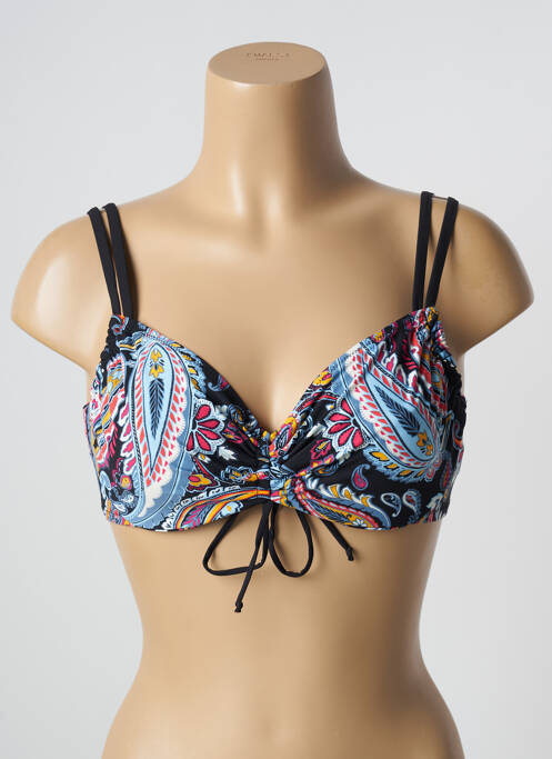Haut de maillot de bain noir BELCOR pour femme