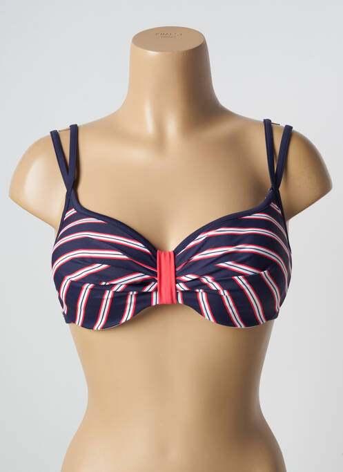 Haut de maillot de bain haut soutien-gorge moulé haut soutien-gorge moulé bleu BESTFORM femme