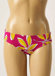 Bas de maillot de bain imprimé fleurs culotte rose AUBADE femme