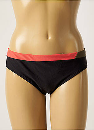 Bas de maillot de bain tissage satiné culotte noir BESTFORM femme